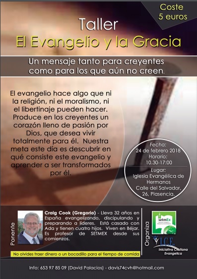 Taller El Evangelio y La Gracia